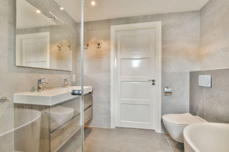 Elegant Shower and Double Vanities